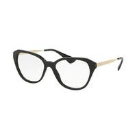 prada eyeglasses pr28svf cinema asian fit 1ab1o1