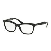 prada eyeglasses pr24svf journal asian fit 1ab1o1