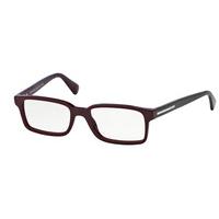 prada eyeglasses pr15qvf plaque asian fit roo1o1