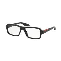 prada linea rossa eyeglasses ps01gvf asian fit 1bo1o1