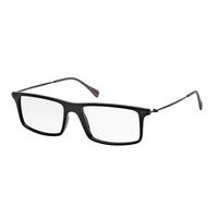 prada linea rossa eyeglasses ps03ev red feather 1ab1o1