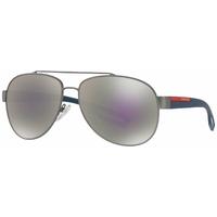 Prada Linea Rossa PS55QS DG12E2 Gunmetal Rubber