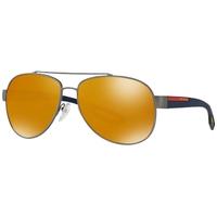 prada linea rossa ps55qs dg15n0 gunmetal rubber