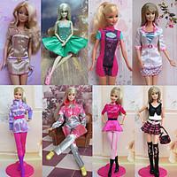 princess costumes for barbie doll pink dresses for girls doll toy