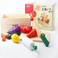 pretend play toy foods model building toy wood childrens