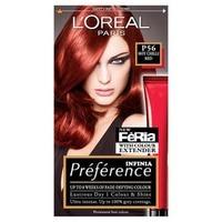 preference infinia p56 pure red hair dye red