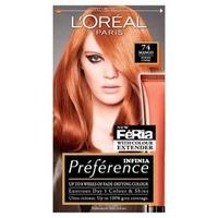 Preference Infinia P74 Mango Intense Copper Hair Dye, Orange