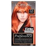 Preference Infinia P78 Paprika Power Orange Hair Dye, Auburn
