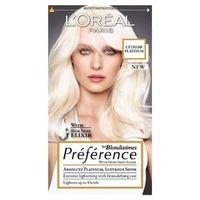 preference platinum extreme platinum blonde hair dye blonde