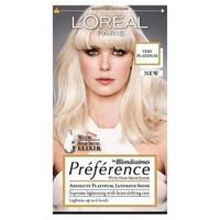 preference platinum very light blonde 6l hair dye blonde
