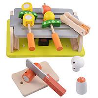 pretend play toy foods kids cooking appliances model building toy wood ...