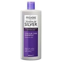 provoke touch of silver colour care shampoo 400ml