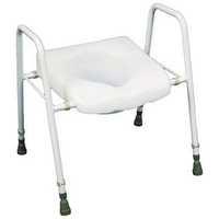 president adjustable raised toilet seat and frame