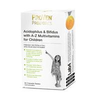 proven probiotics children probio with a z multivitamin 30chews