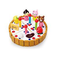 Pretend Play Building Blocks For Gift Building Blocks Model Building Toy Circular Wood 2 to 4 Years 5 to 7 Years Toys