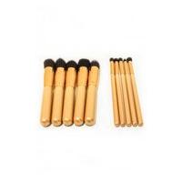 Professional 10 Piece Gold Make Up Brush Set