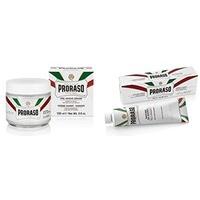 Proraso White Anti Irritation Shaving Cream Tube and Pre Shave Cream Twin Pack