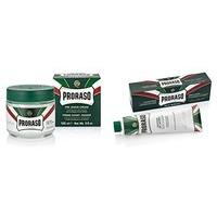 Proraso Green Eucalyptus and Menthol Shaving Cream Tube and Pre Shave Cream Twin Pack