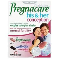 Pregnacare His & Her Conception 2 x 30 per pack