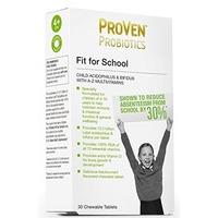 Proven Probiotics Fit For School Multivitamins, Minerals & Probiotic (2 x 30 Tablets)