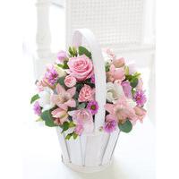 Pretty Pink Petite Basket