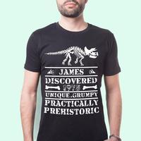 Prehistoric Dinosaur Mens Customised T-Shirt