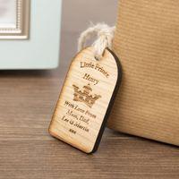 Prince Wooden Gift Tag