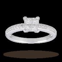 Princess Cut 0.60 Carat Total We...