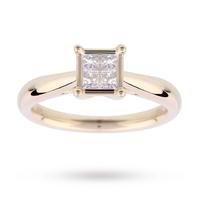 Princess Cut 0.25 Carat Total We...