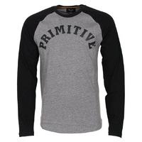 Primitive Ivy League Raglan - Grey Heather