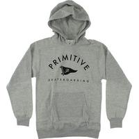 primitive arch pennant hoodie athletic heather