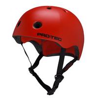 pro tec street lite helmet satin blood orange