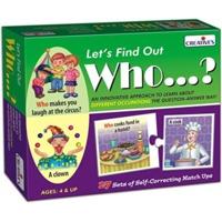 pre school lets find out who game