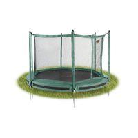Pro-Line 14ft Green Inground Trampoline with Safety Net and Tool Kit