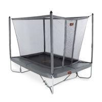 Pro-Line 9ft Grey Trampoline with Safety Net and Ladder