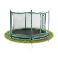 Pro-Line 8ft Green Inground Trampoline with Safety Net and Tool Kit