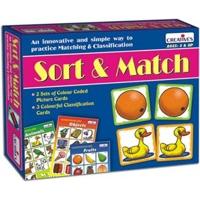 pre school sort match game