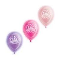 Princess Party Glow Balloons 5 Pack