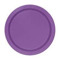 Pretty Purple Paper Plates 8 Pack