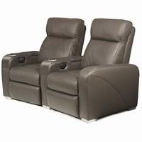 Premiere Home Cinema Seating - 2 Seater Brown