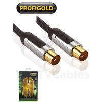 Profigold PROV8003 3m TV Aerial Cable Male to Male