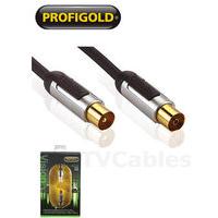 profigold prov8703 3m tv aerial extension cable male to female