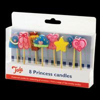 Princess Candles (8 Pack)