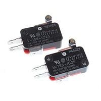 Pressure Iron Handle With Plastic Wheel Travel Limit Micro Switch(2Pcs)