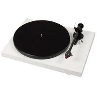 pro ject debut carbon phono usb gloss white turntable w ortofon 2m red ...