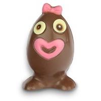 Pretty face, milk chocolate Easter egg