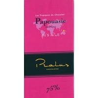 pralus papouasie 75 dark chocolate bar