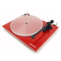 pro ject essential 3a red turntable w acryl it e platter amp ortofon o ...