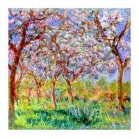 Printemps a Giverny by Claude Monet
