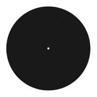 pro ject black felt turntable mat 10quot